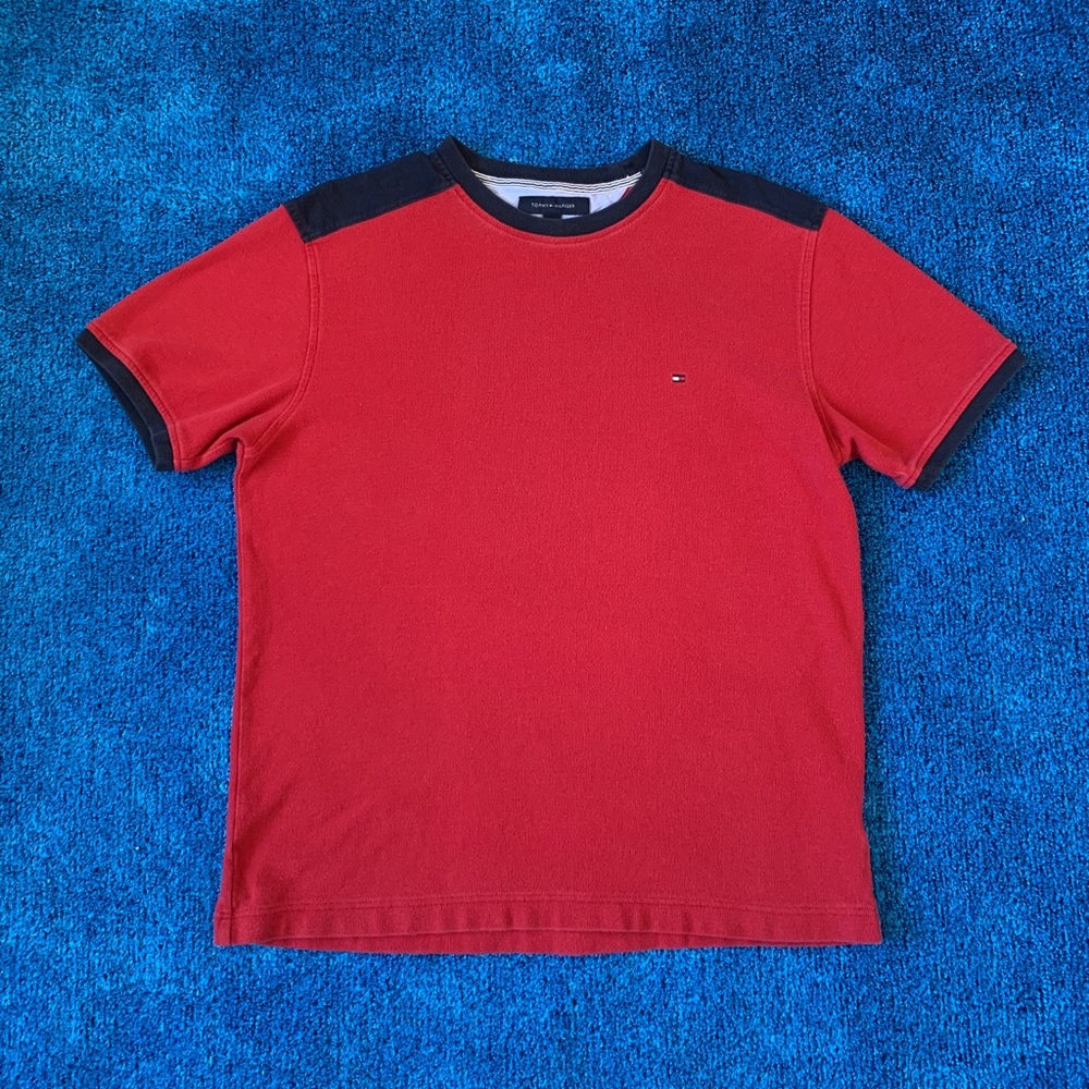 Tommy Hilfiger Shirt (Red) 
Men’s size Large